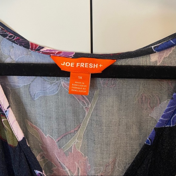 Joe Fresh Floral Faux Wrap Dress - Picture 5 of 10